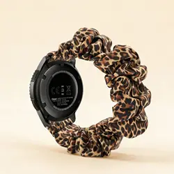 Scrunchie Strap For Samsung Galaxy watch 7/FE/6/4 classic/active 2/Gear S3 20mm/22mm bracelet Amazfit Bip Huawei watch GT strap
