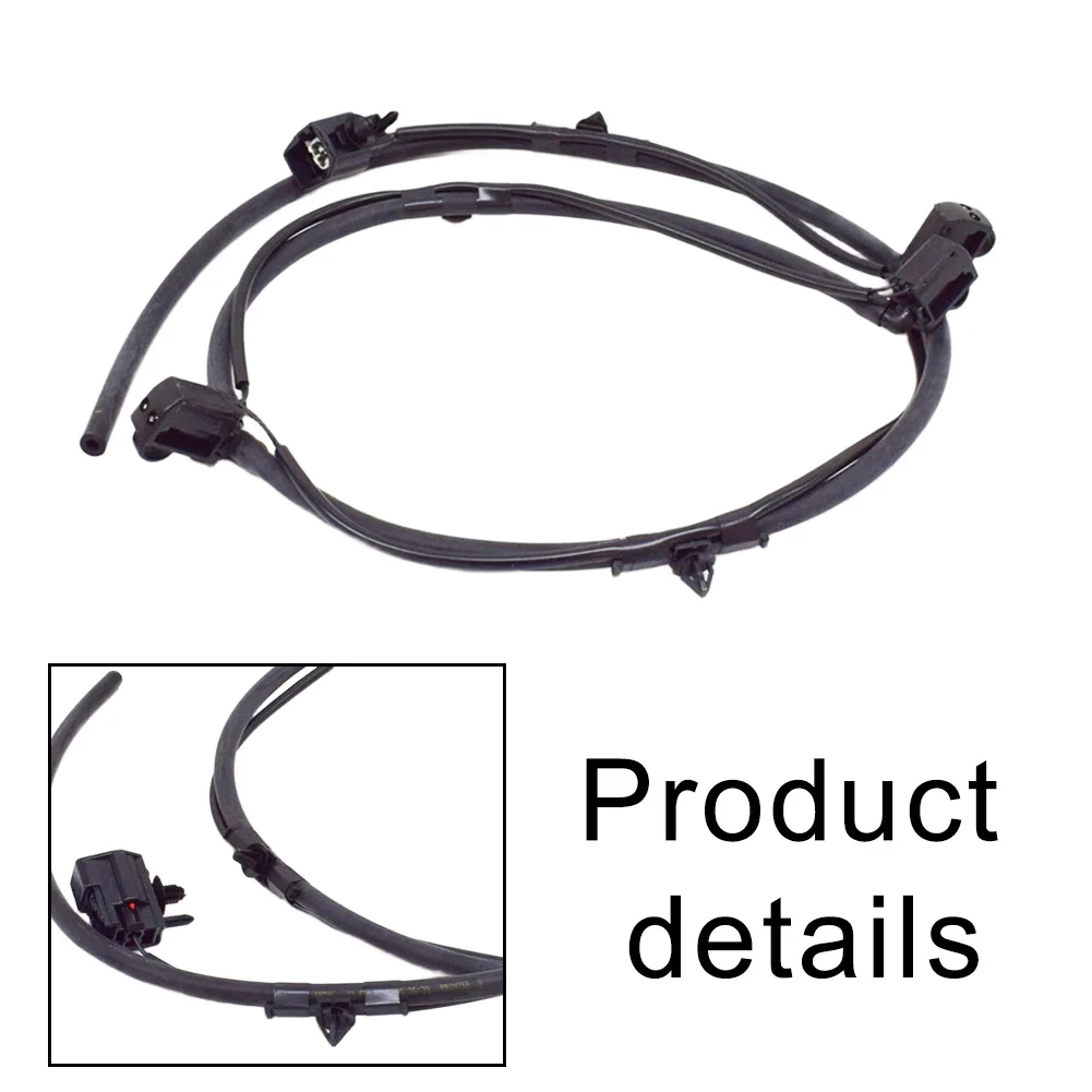 

31349005 Front Windshield Nozzle Jet With Heating For VOLVO XC60 2008-2017 Black ABS Wear-Resistant Non-Deformation Accessory