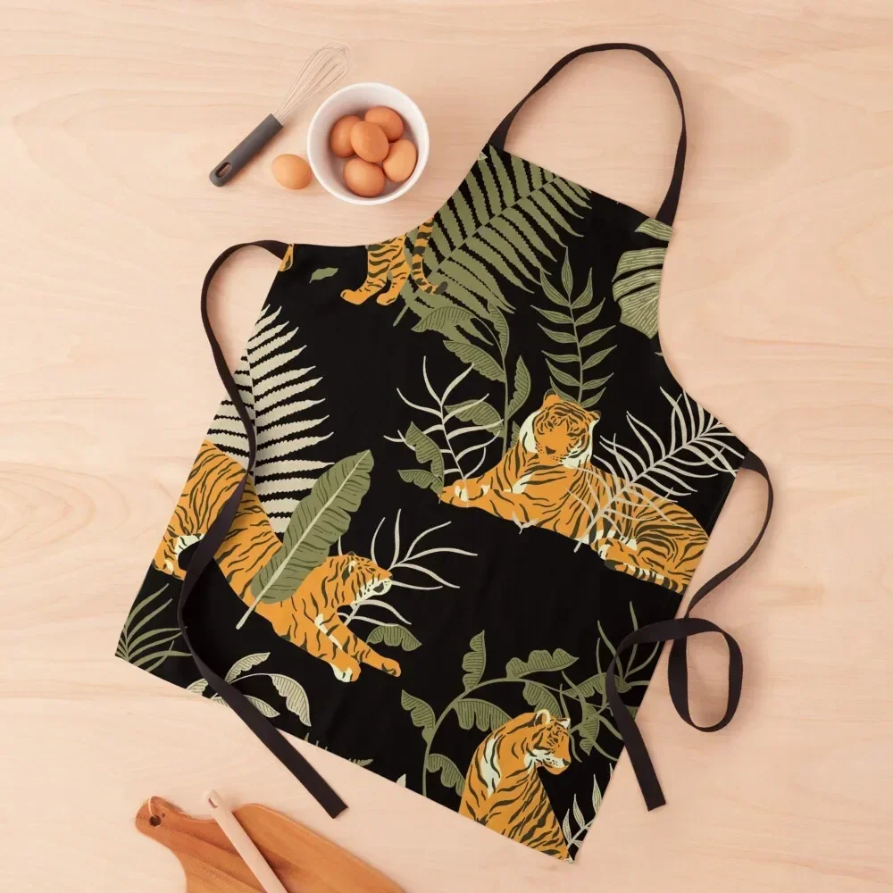 

Jungle Tiger Apron Kitchen For Women beauty master Apron