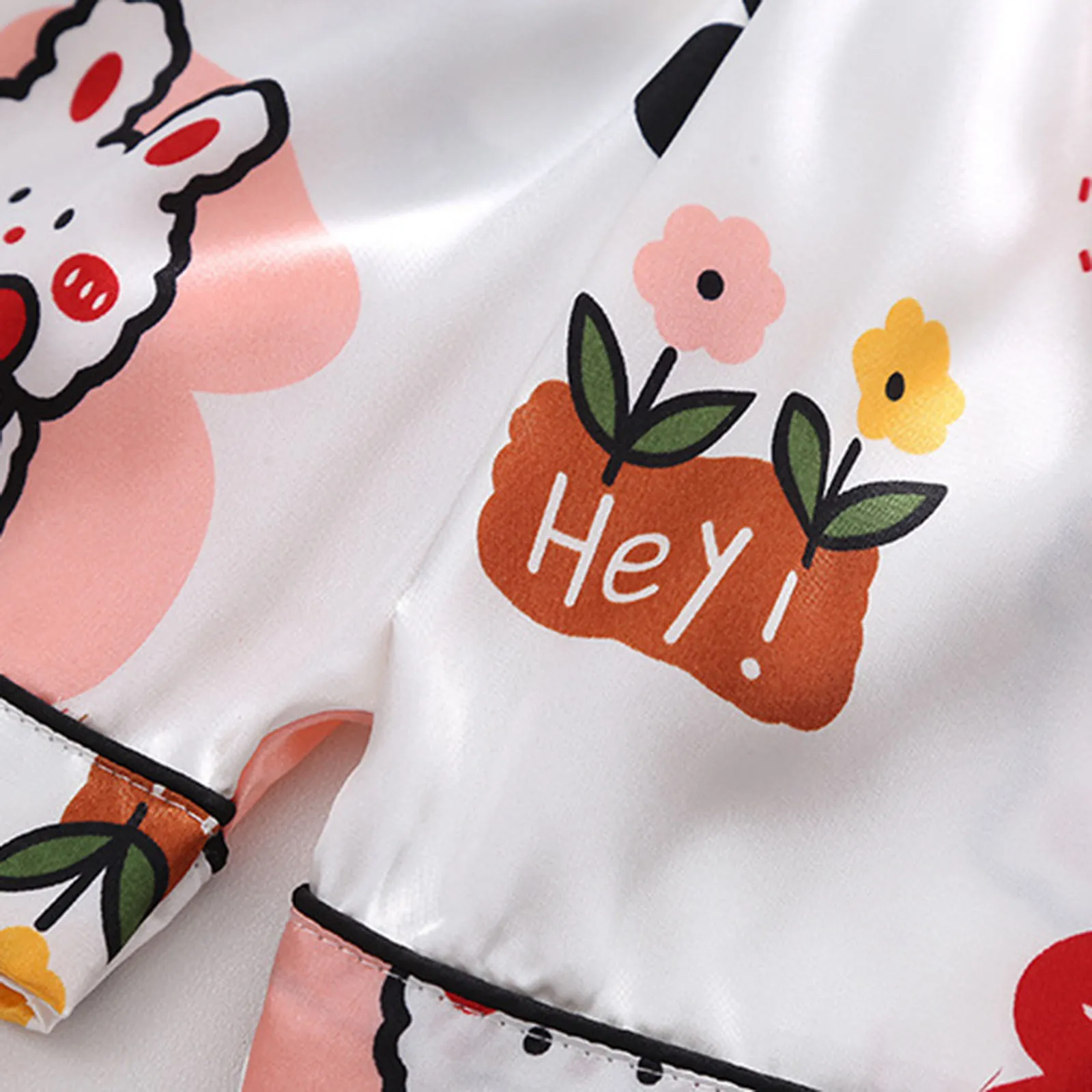 Spring Summer Cartoon Print Short Sleeve Sleepwear Outfits 2024 New Kids Girls Pajamas 2 Pieces Sets Comfortable Soft Homewear