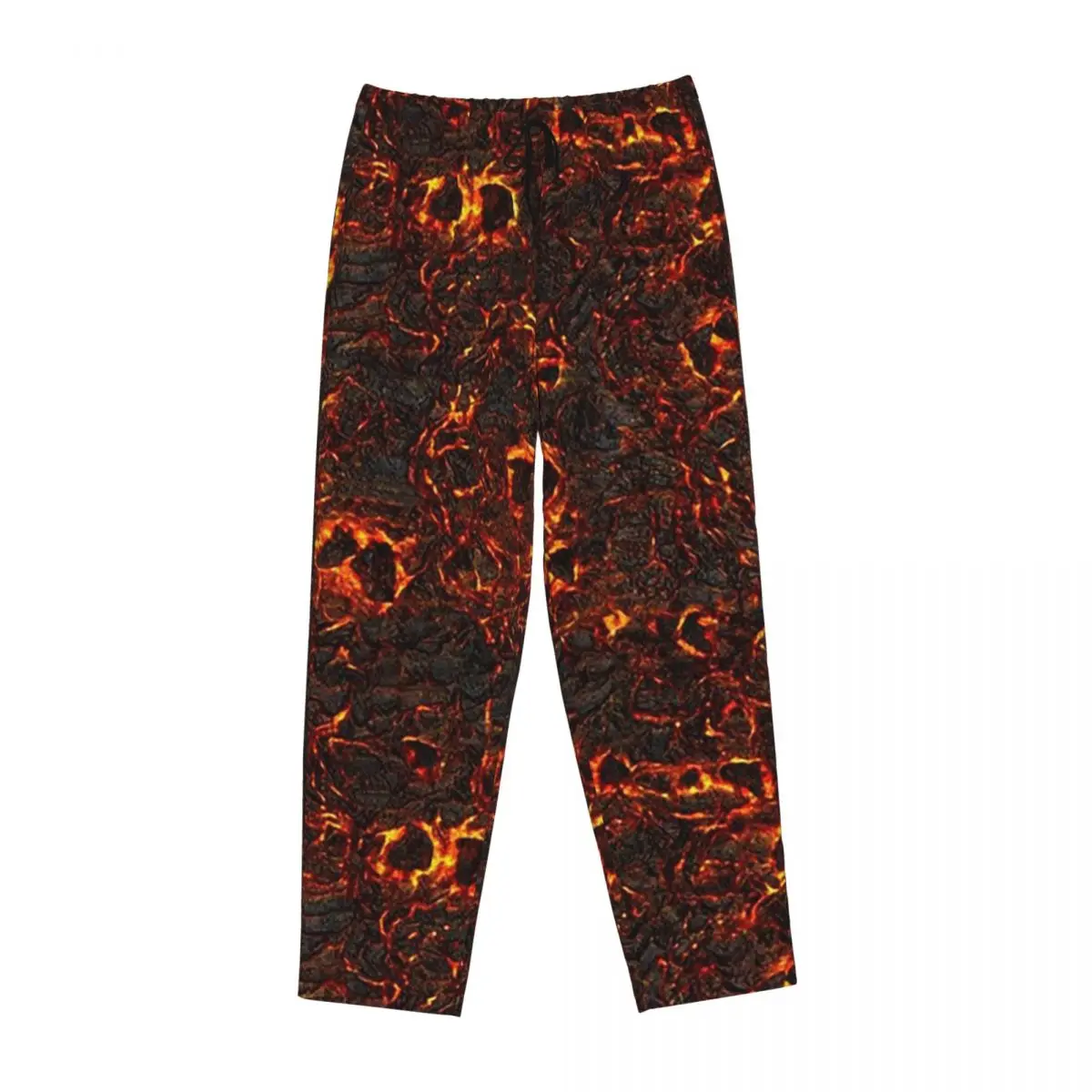 

Женские пижамные штаны Magma Volcano Lava Fire на заказ, одежда для сна с карманами
