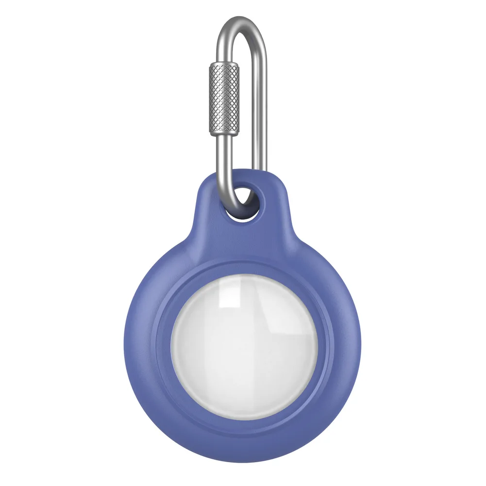 Compact ABS PC Shell Case for AirTag 2 Delivers Waterproof Coverage Drop Protection and Carabiner Clip for On-the-Move Use