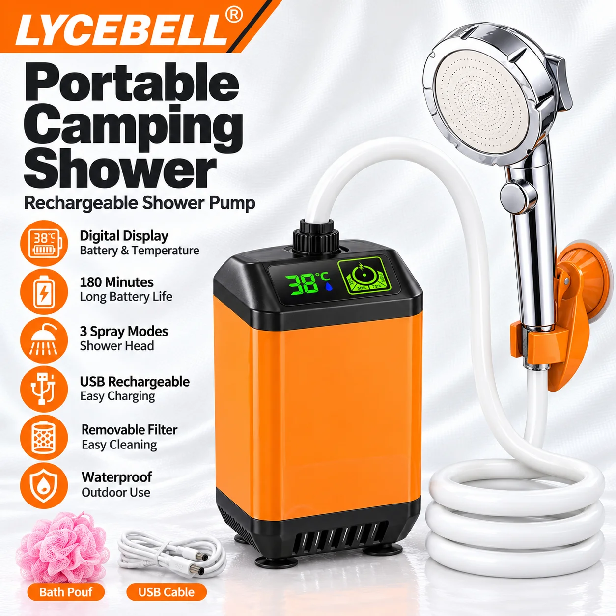 portable-shower-pump-rechargeable-camping-shower-with-digital-display-180-min-battery-type-c-3-spray-modes-for-travel-pets