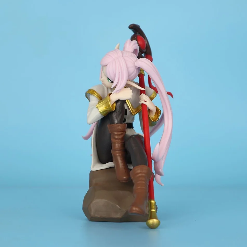 14cm tapón de fideos Sousou no Frieren figura de Chica de Anime Frieren Beyond Journey's End figura de acción juguetes de modelos coleccionables