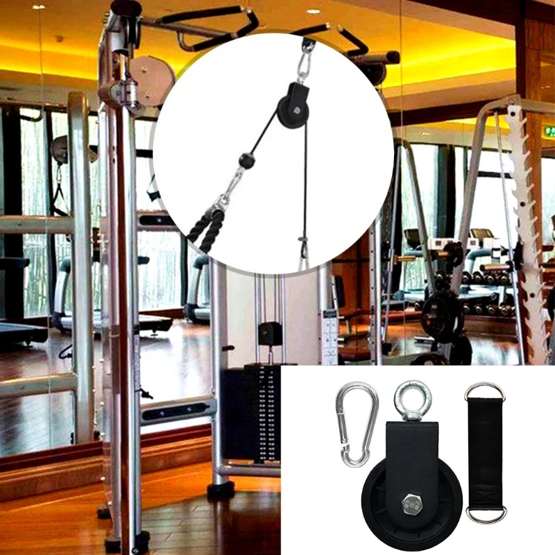 Cable Pulley 360 Degree Rotation Silent Gym Equipment Pulley Lifting System R66E