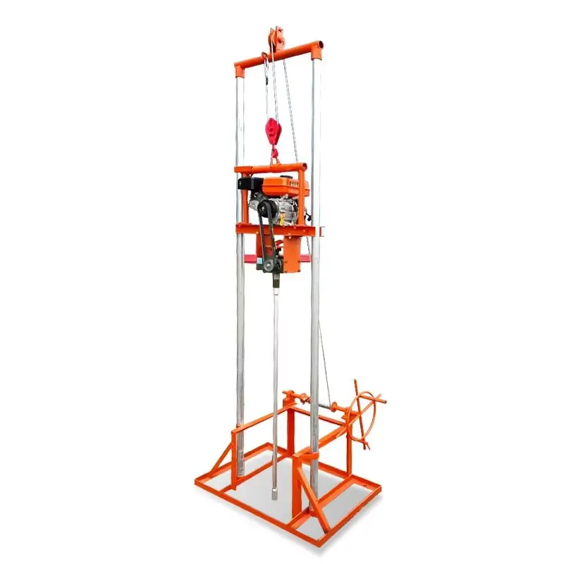 

Индивидуальная мини-ручная буровая установка для водяных скважин, легкая бензиновая дрель 80 м