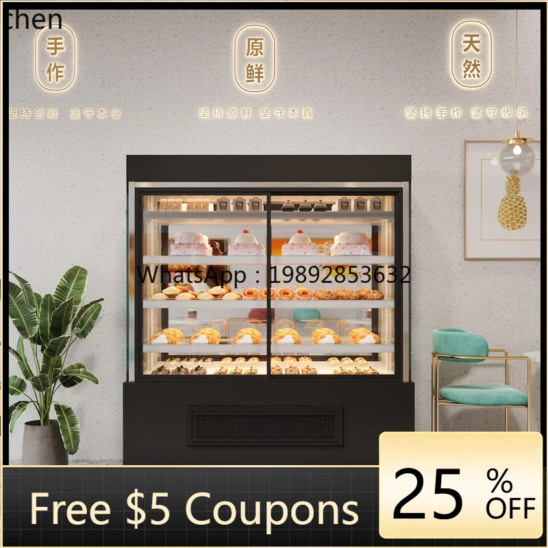 

ZS cake cabinet commercial air-cooled front door dessert self-service West Point fruit preservation refrigerated display cabinet