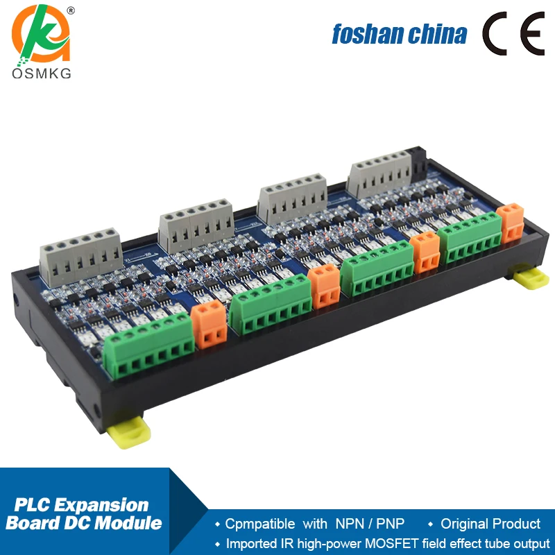 24 Way 3A Each Channel Self-recovery PLC Expansion Board Short Circuit Protection DC Module MOS Control