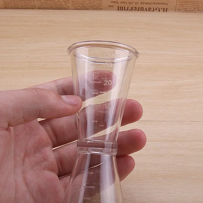 10/20ml or 20/40ml cocktail shaker measuring cup kitchen bar tool scale beverage alcohol gadget