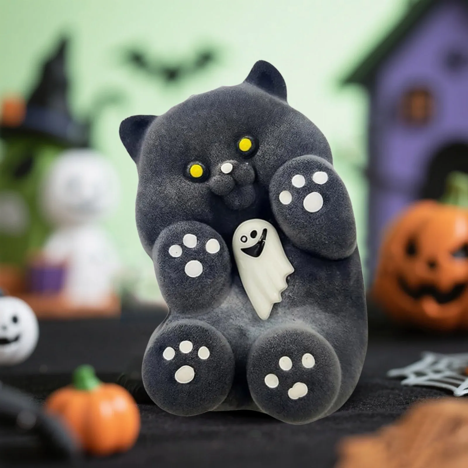 Jeux de saucisses 3 pièces, jouets d'halloween, peluche, jouets anti-Stress collants pour Halloween, sac à cadeaux, fête (flou), Skateboard