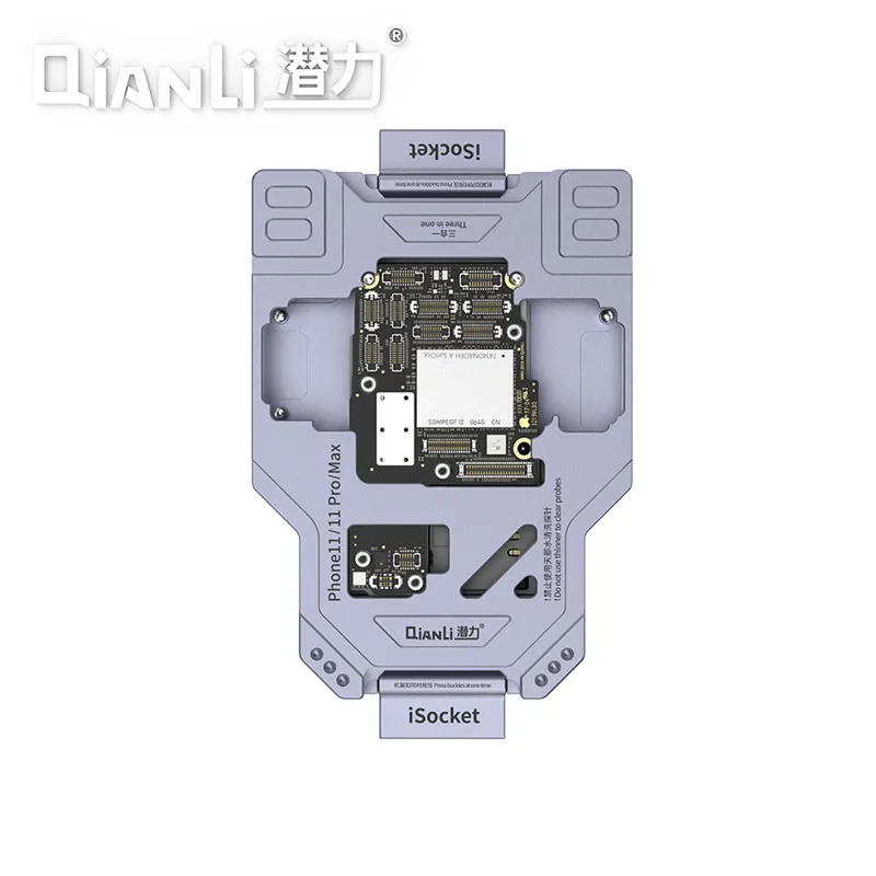 QIANLI iSocket scheda madre supporto di prova di strato medio per telefono X XSM 11 12 13 14 15 strumento diagnostico della funzione della scheda