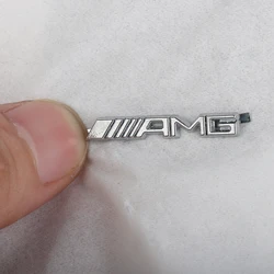 3D Metal Logo Car Small Badge Decoration DIY Styling Accessories For MERCEDES BENZ AMG W203 W204 W205 W209 W210 W211 W212 W176