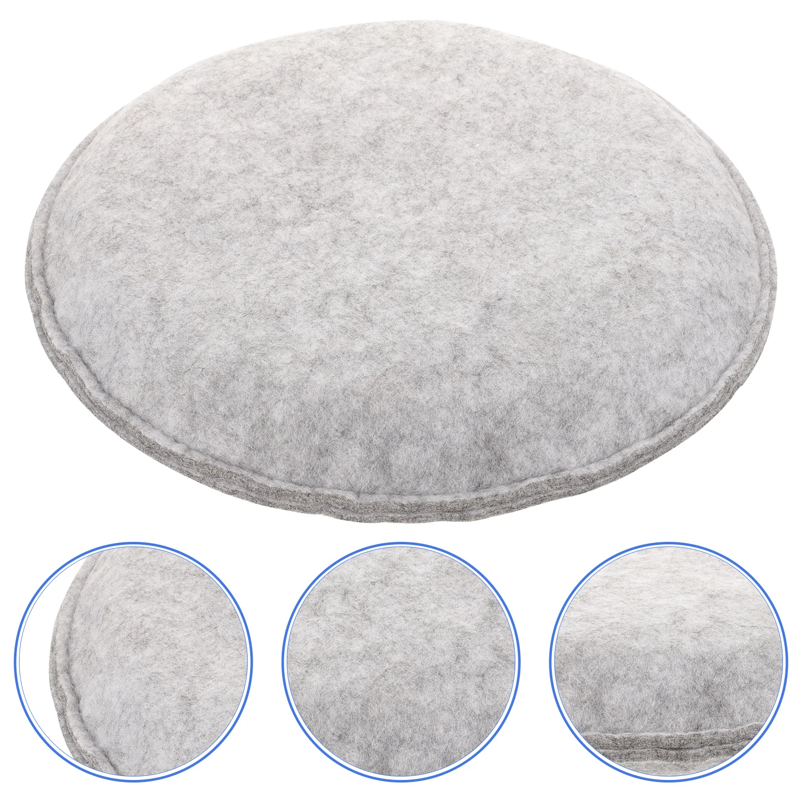Bantal Kursi Multifungsi dari Bahan Felt untuk Kursi Kantor, Bantalan Ergonomis dengan Alas Anti Selip, Ideal untuk Duduk di Mobil, Meja, dan Berlama-lama