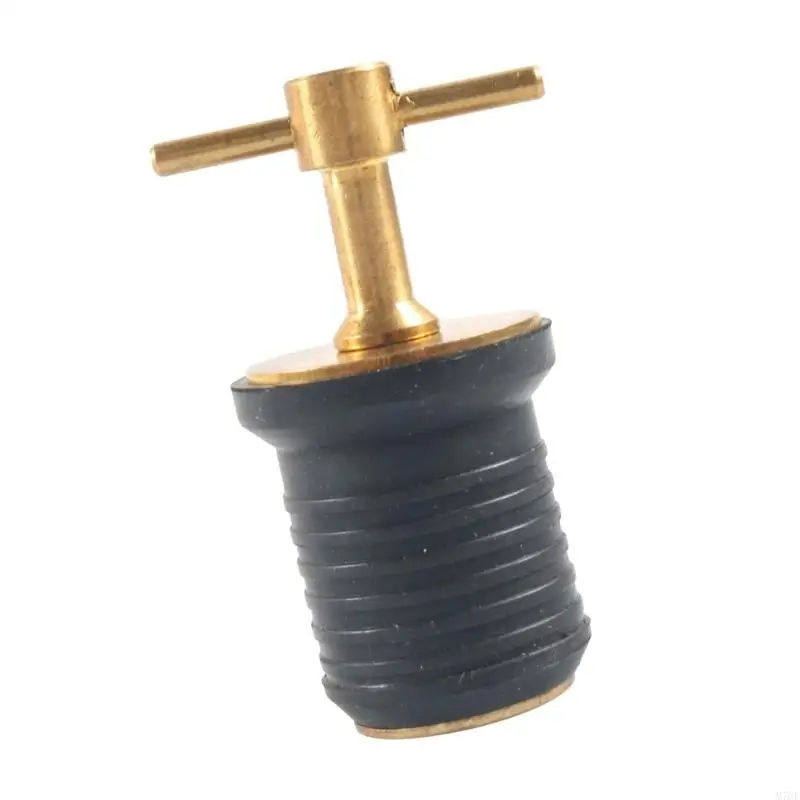 M76E Robuste Abflussabdeckung für Schiffe, Bootsdeck, 3/4 Zoll, Messing, Gummistopfen, auslaufsicher, geeignet für Schiffe – Detail 8