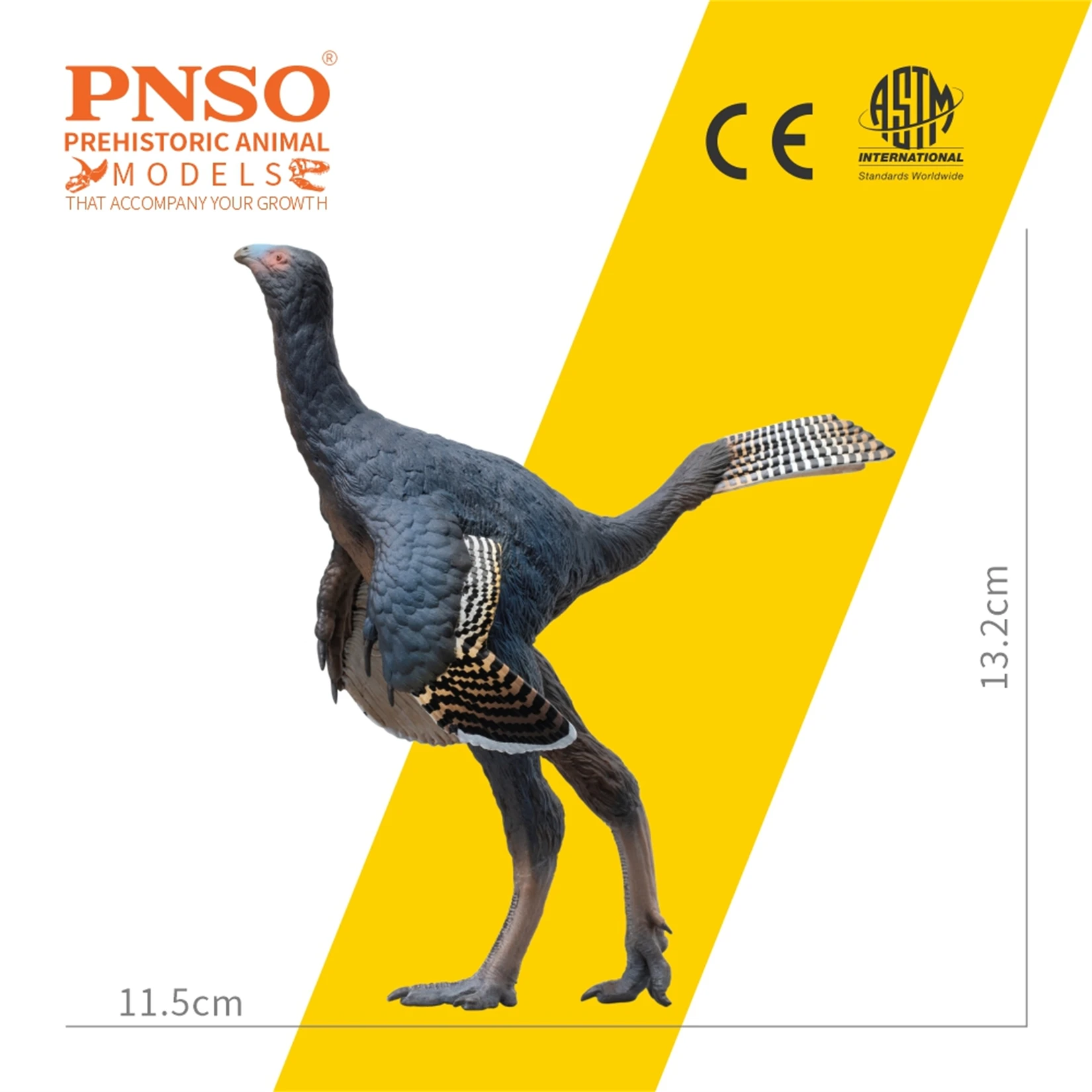 

PNSO Caudipteryx 93, модель доисторического динозавра, коллекционная научная образовательная фигурка животного, игрушки для взрослых, украшение, подарок