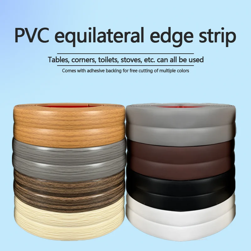 3 meters/118.11 inches self-adhesive PVC corner wire, with self-adhesive backing that can be peeled off and attached immediately