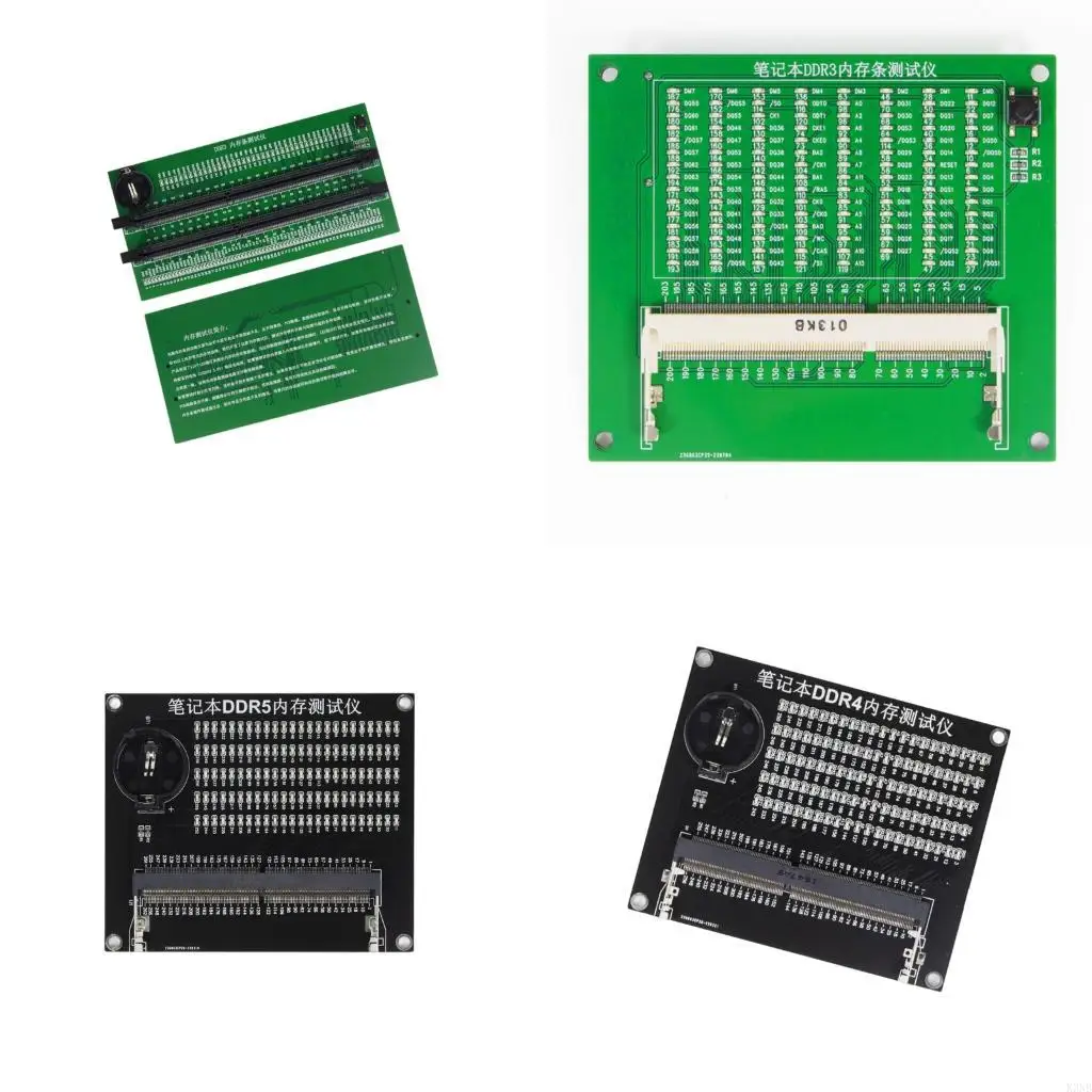 K3NB Memory Slot Diagnostic Tool Tester for Computer Enthusiast DDR5 DDR4 DDR3 Laptop Memory Test Card Easy to Use