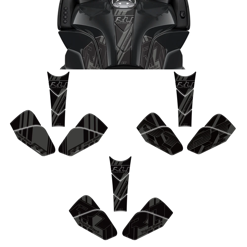 For BMW R1250RT R 1250 RT 2019-2024 Motorcycle 3D Gel Tank pad Protector Knee Tank Side Protectors Stickers Paint Protection