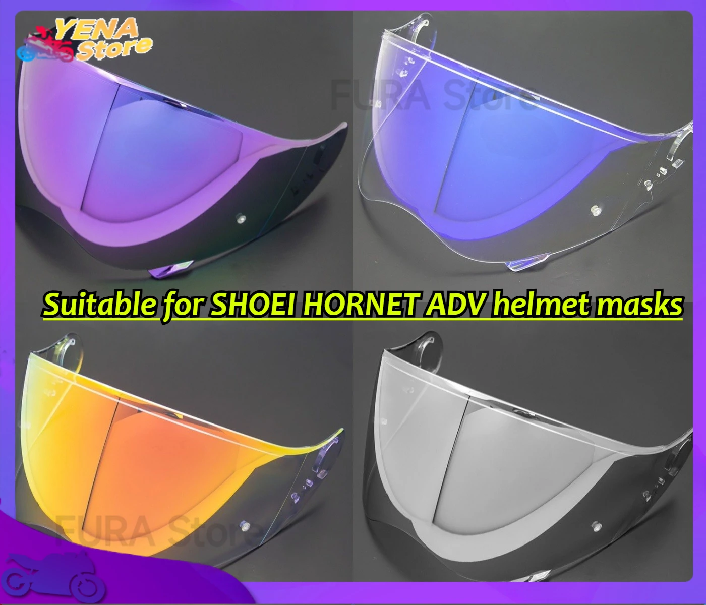 

Suitable for SHOEI HORNET ADV helmet masks, helmet lenses, windshields, parts, off-road motorcycles and racing cars