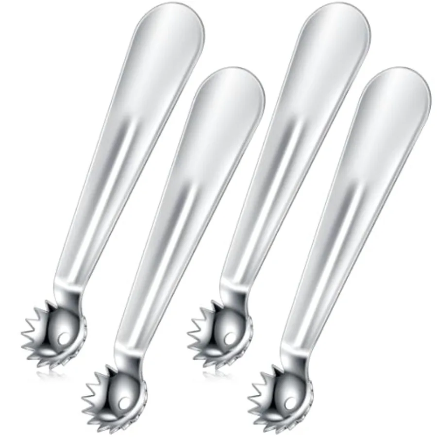 4 Pcs Tomato Stem Corer Strawberry Baller Stainless Steel Strawberry Huller Tool Fruit Vegetable Stem Remover
