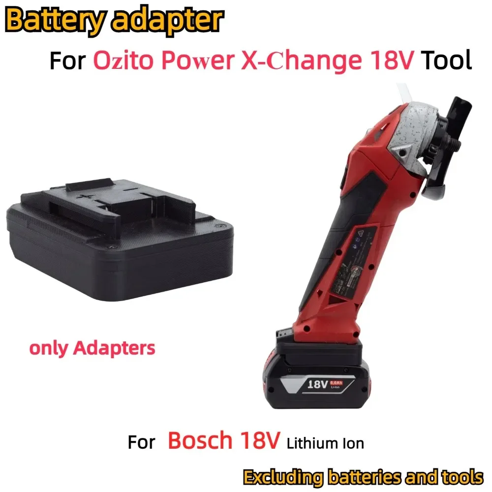 

Adapter/Converter for Bosch 18V Li-ion Battery TO Einhell Power X Change/OZITO 18V Cordless Drill Tools Accessory (Only Adapter)