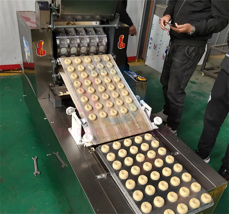 High Efficiency Customization Automatic Large Crisp Cake Biscuit Making Machine Walnut Cake Forming Processing Equipment