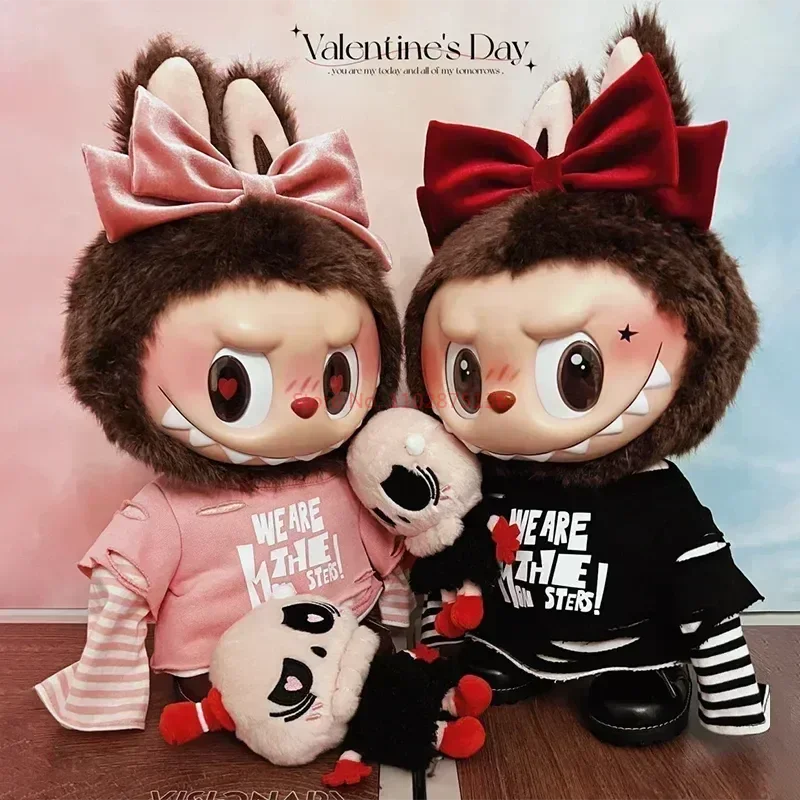 Spot goods Labubu Doll The Monsters Foreveraniem Kawaii Action Figure Movable 5 Generation 6 Generation Joint Valentine Day Gift