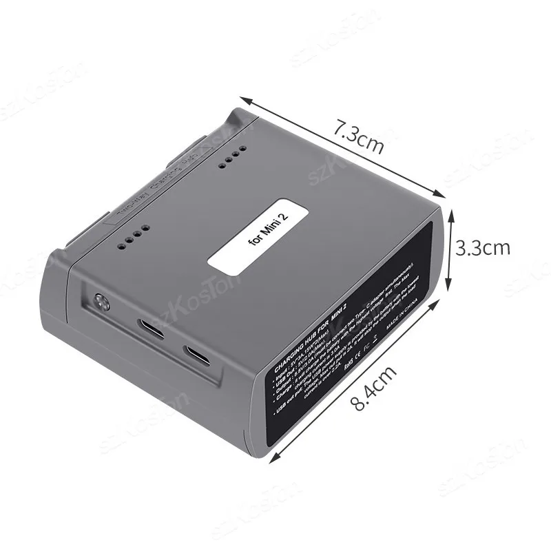 Two-way Charging Hub Battery Intelligent Charger for DJI Mini 4K/MINI 2/Mini 2 SE Charging Butler Power Bank Drone Accessories