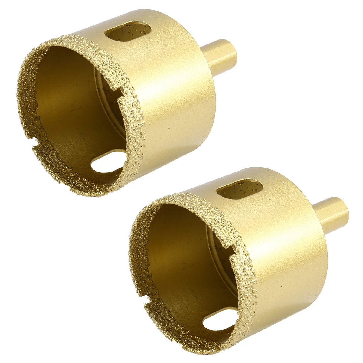 2PCS Drill Bit Thread Vacuum Brazed Dry Cut Diamond Drilling Core Bits 45mm Hole Saw Cutter for Electric Hand Drill