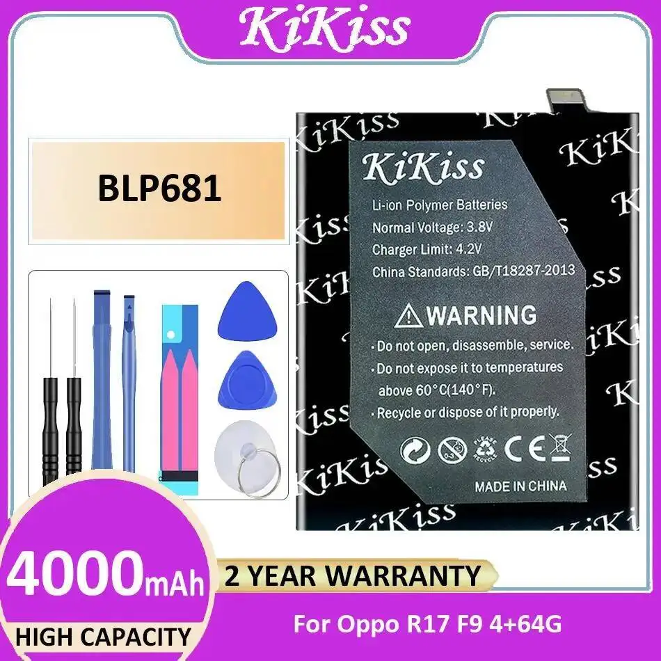

High-Efficiency BLP681 4000Mah For Oppo R17 F9 4+64G Mobile Phone Battery