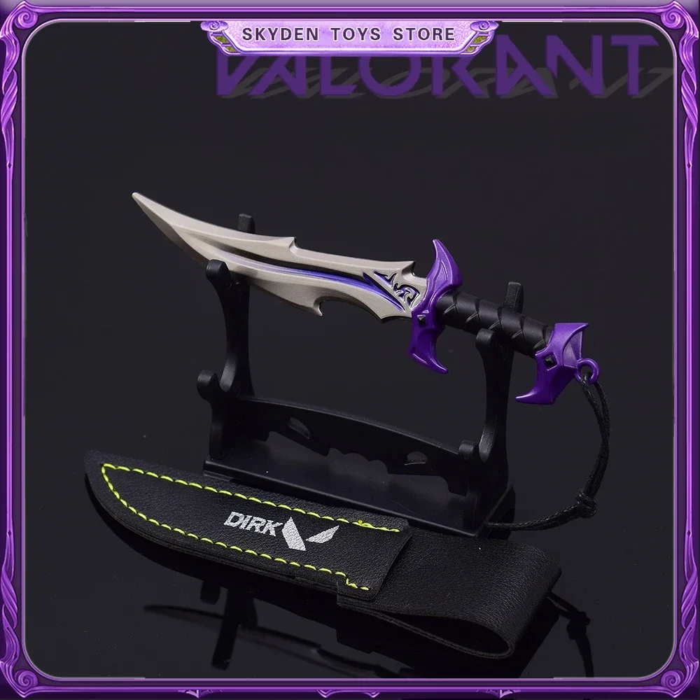 

Valorant Sword Weapon Reaver 2.0 Knife Melee Metal 12cm Peripheral New Cool Mini Weapon Model Uncut Sword Gifts Toys Fo Kids