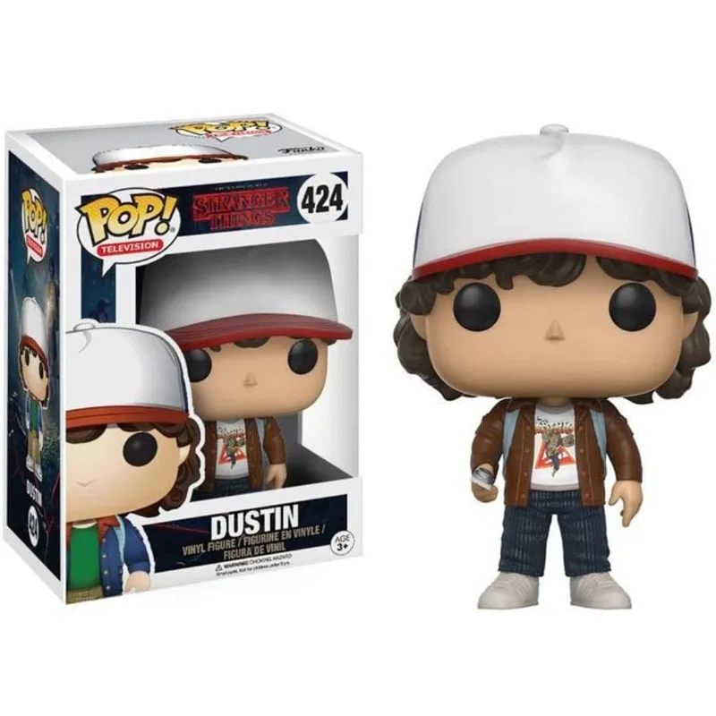 Funko Pop Television Strangers Eddie (مع جيتار) # 1462 أشياء من الفينيل لشخصيات الدمى هدية للأطفال