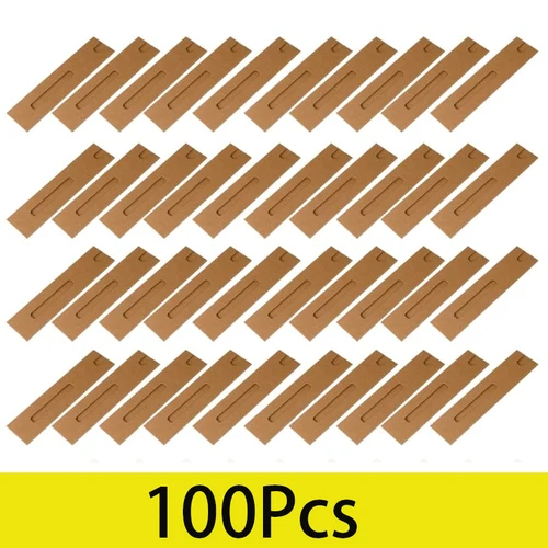 100 Uds. Portalápices de cartón, caja de bolígrafos de cartón, cajas de embalaje para bolígrafos, soporte para bolígrafos de papel Kraft, portalápices de cartón