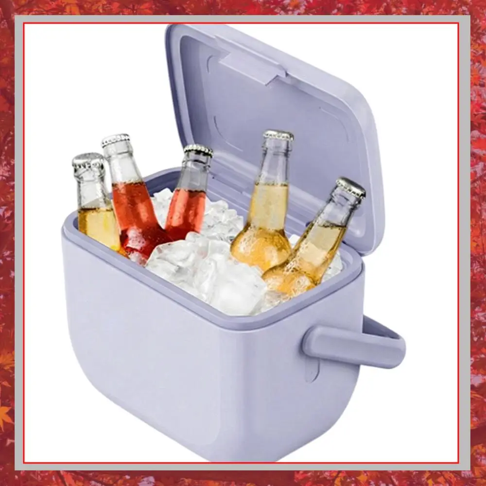 

Портативный термоконтейнер для рыбалки 6 л, термосумка для напитков, ведро для охлаждения для барбекю, рыбалки, пикника на открытом воздухе