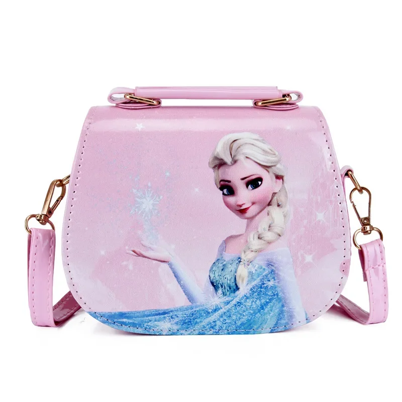 Disney Frozen Anime Figure Elsa Princess Child Shoulder Bag Girl Baby Lovely Handbag Cartoon Kid Fashion Shopping Messenger Bag