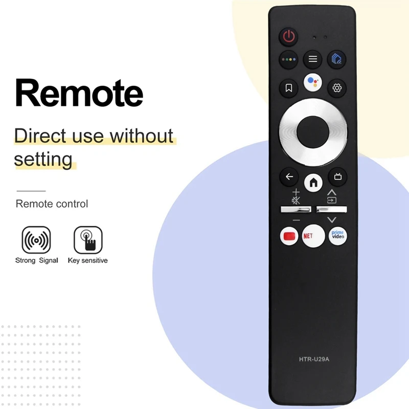 استبدال جهاز التحكم عن بعد للتلفزيون الصوتي HTR-U29A للتلفزيون الذكي Haier LE43K6600SG LE50K6700UG LE58U6900UG LE65AQTS6UG LE75AQTS5UG