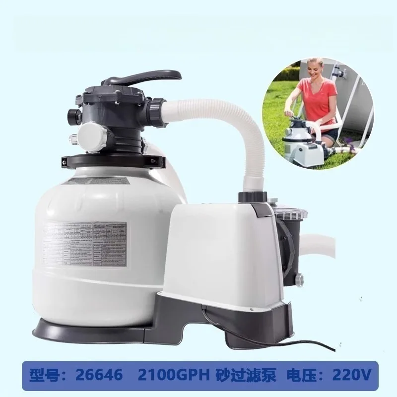 Large swimming pool sand filter swimming pool large pool circulation sand filter pump water pump