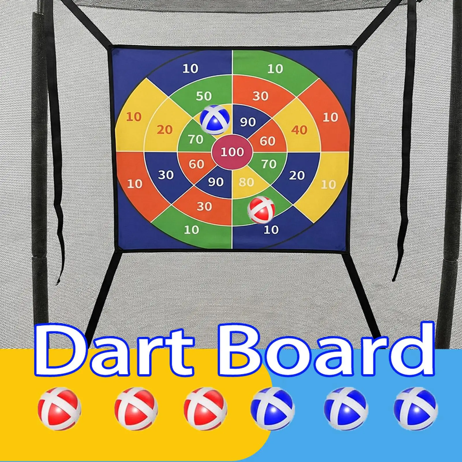 Trambolin Yapışkan Top Dart Ta - Kids Outdoor Trampoline incelemesi ve fiyatı
