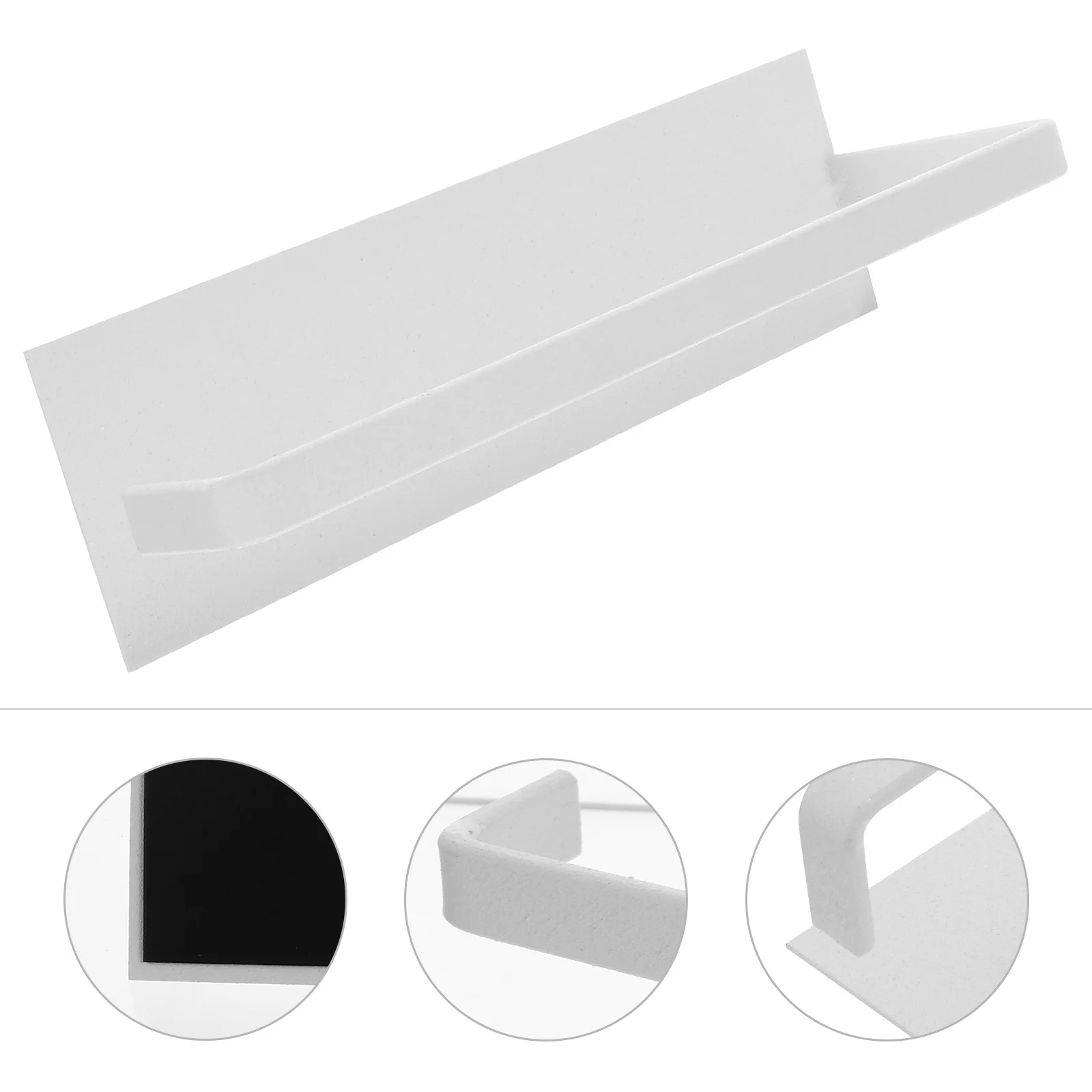 

Magnet Rack 22.00x6.00x7.00cm White Iron Hanger Towel Holder Organizer Kitchen Bathroom Roll Paper Display Bathroom Towel Hanger