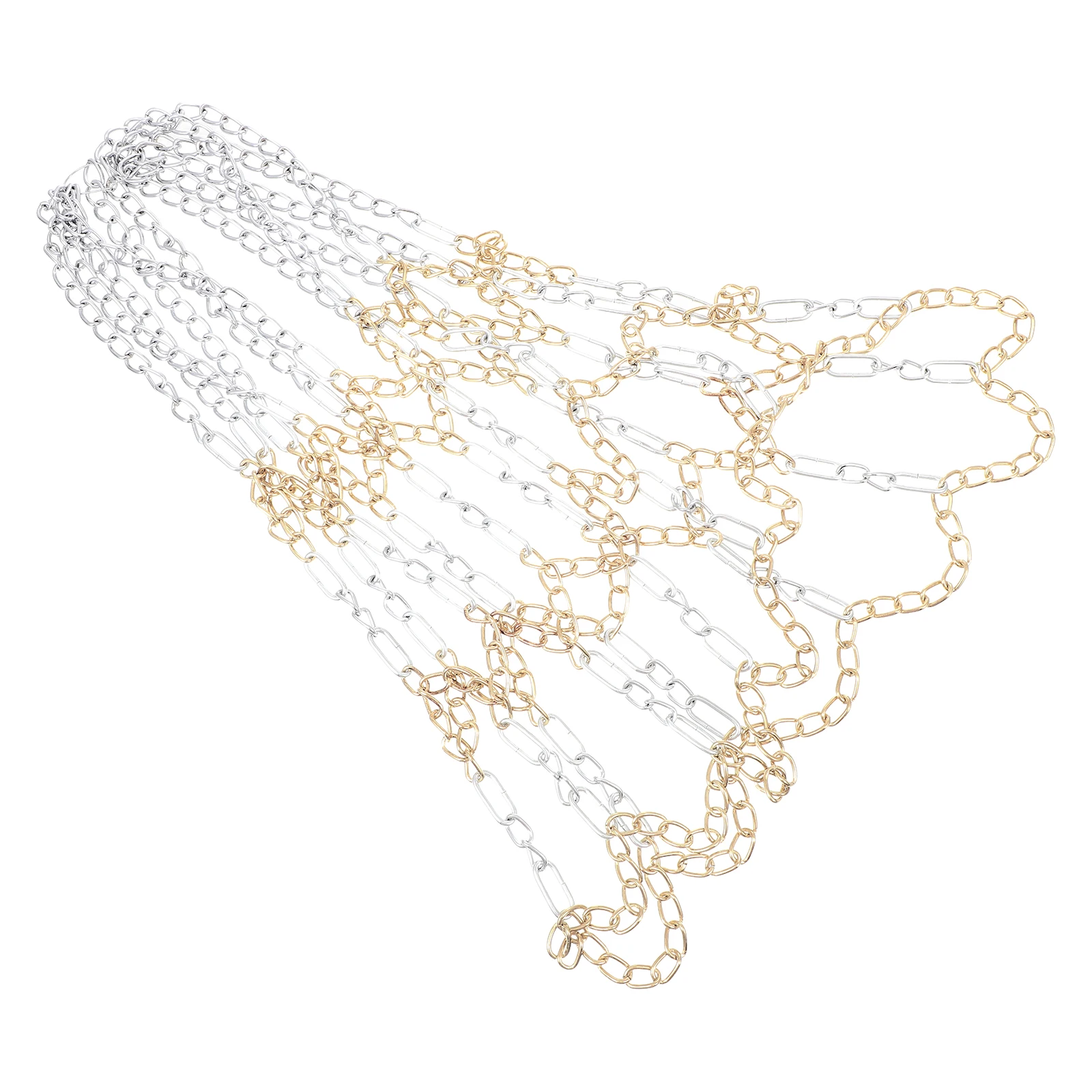 

1pc Basketball Net Weather Resistant Thick Metal Rod Hoop Nets Portable Goal Chain Easy Install Standard Size Outdoor