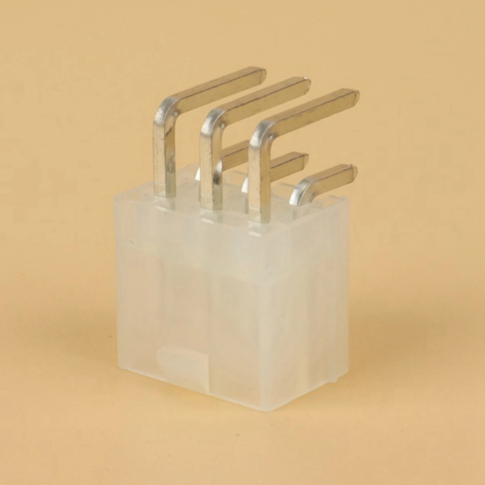 FULL-200 قطعة 4.2 مللي متر 6 دبوس رأس ذكر دبوس لبطاقة الرسومات GPU PCI-E Pcie موصل الطاقة الزاوية اليمنى من خلال ثقب بطاقة الفيديو