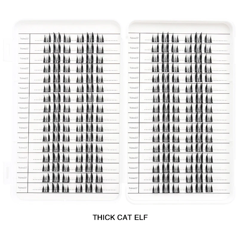 6 tipi di estensione ciglia finte di alta qualità ciglia di visone naturale grappoli ciglia individuali mazzi trucco occhi finte cils