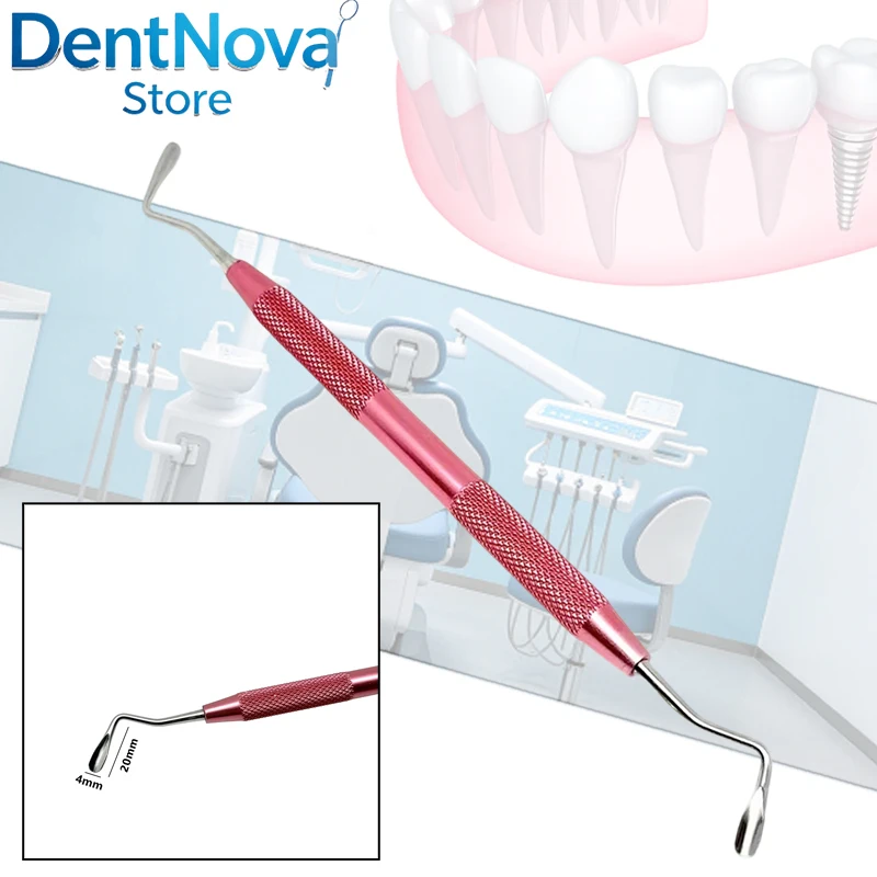 1pcs Dental Resin Filling Spatula Stainless Steel Double-Ended for Composite Placement Carving Anatomic Shape Lab Tool