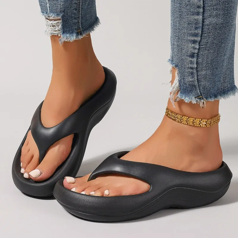 

Women Flip Flops Light Soft Sole EVA Slippers Summer Clip Toe Beach Slippers for Women Non Slip Platform Sandals Sandalias Mujer