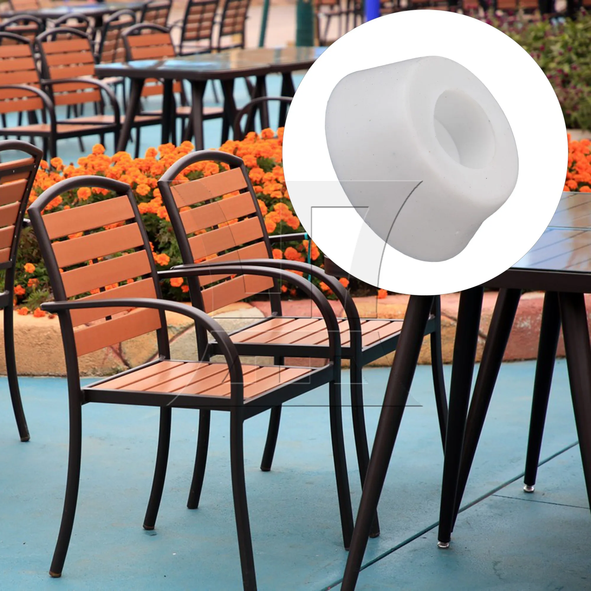 

CNBTR 20pcs Rubber Feet Pad 2x1.5x0.8cm White with 20pcs Screws for Instrumentation