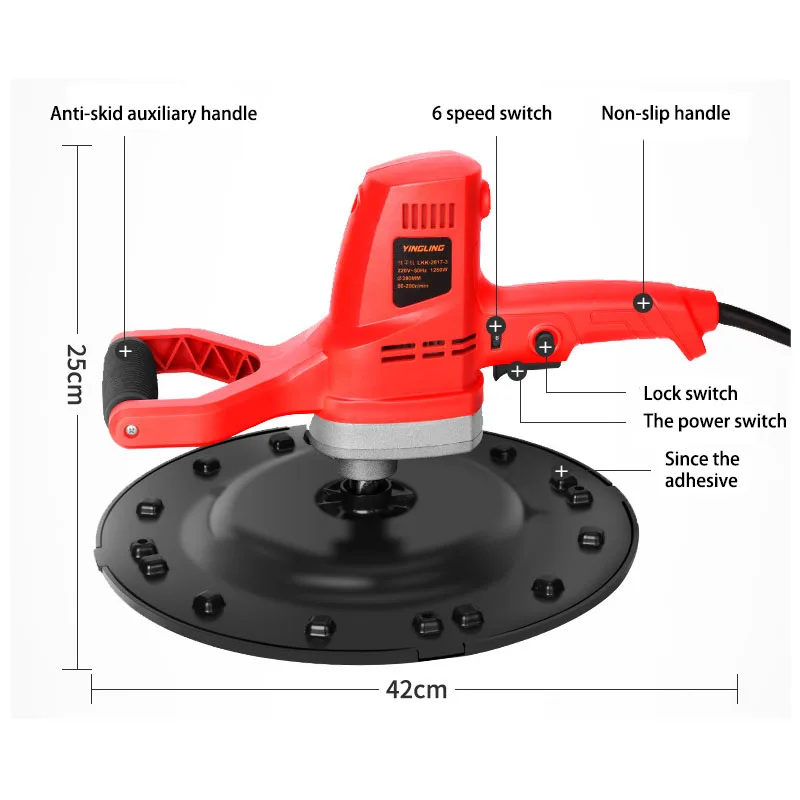 Automatic Building Wall Leveling Machine Polishing Machine Electric Cement Plastering Machine