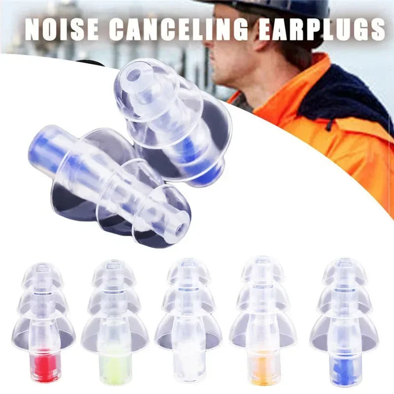 High Fidelity Silicone Earplugs for Concerts Musicians Motorcycles Noise Sensitivity Conditions Noise Cancelling Sleep Ear Plugs