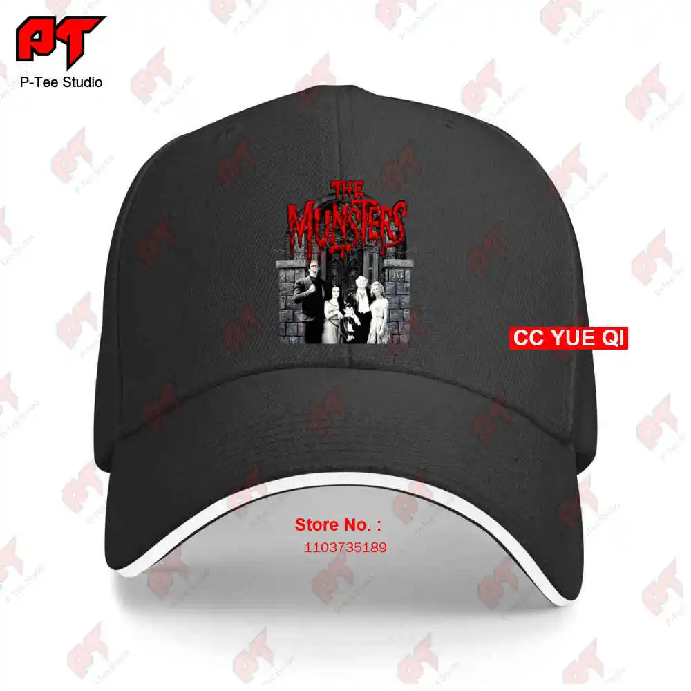 Universal The Munsters Family Portrait Red Logo Baseball Caps Truck Cap 79EA