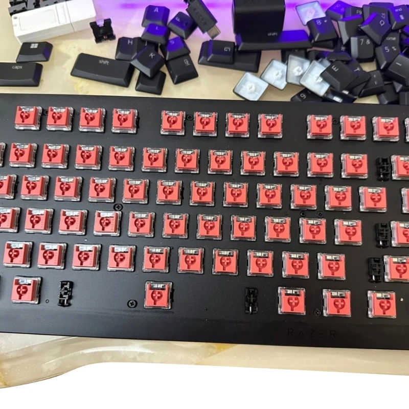 Responsive Backlit Low Shaft Swithes Optical Keyboards Swithes for DeathStalker V2 Mechanical Keyboards