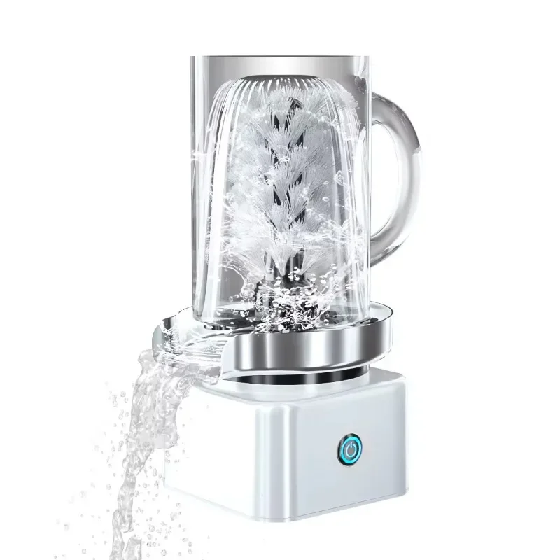 Faucet Kitchen Beer Bar Cafe Electric Automatic Rotating Brush Coffee Cup Cleaner High Pressure Glass Washer for Sink